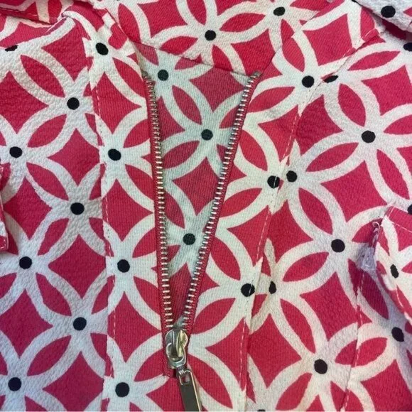 STUDIO WORKS Woman 2X Blouse Pink Front ZIP & 2 Pocket - Picture 14 of 15